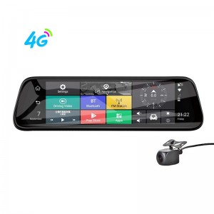 H913P 10 inch 4G Android Rearview Mirror Dash Cam Navigator